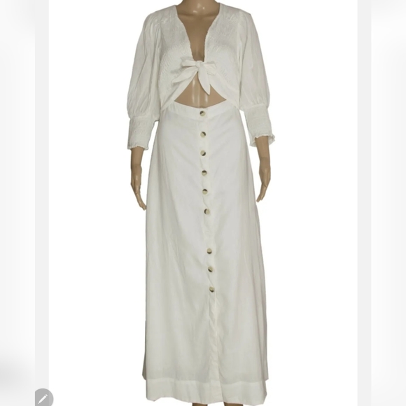 Free People String of Hearts Cut-Out Maxi Dress - Picture 11 of 16